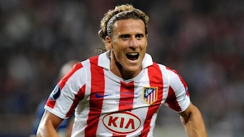 Diego Forlán recordó la final de la Europa League 2010 en la que Atlético de Madrid venció 2-1 a Fulham con un doblete suyo (UEFA)
