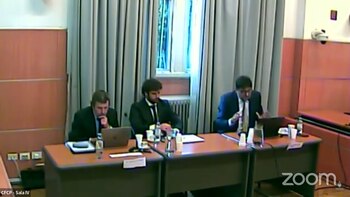 Los abogados que expusieron en