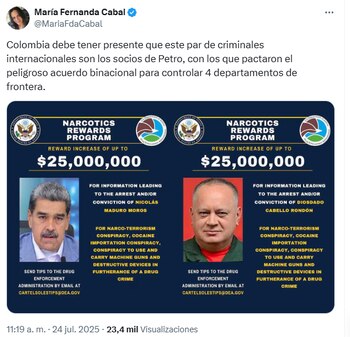 Cabal calificó a Nicolás Maduro