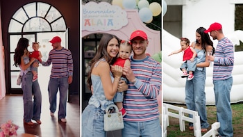 Así fue el primer cumpleaños de Alaia, la hija de Ailén Cova y Alexis Mac Allister: globos, juegos y amor en familia