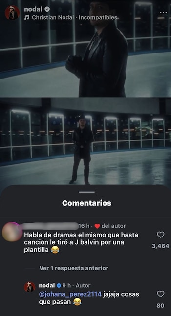 Christian Nodal respondió en su