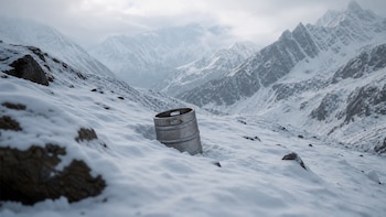 50 años después aparece un barril de cerveza en los Alpes y unos escaladores degustaron el hallazgo: “Está todavía muy buena”
