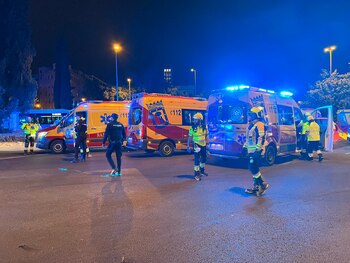 Ambulancias fueron hasta el restaurante