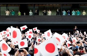 Unas 68.000 personas acudieron al tradicional saludo público de Año Nuevo que el emperador Naruhito ofreció el pasado 2 de enero (Reuters)