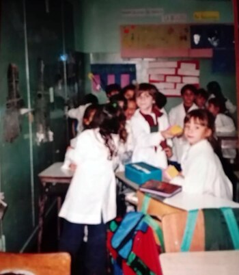 "En la escuela siempre me