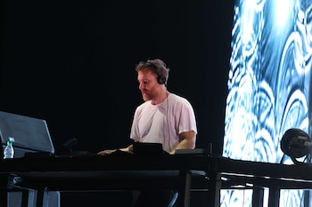 David Guetta en una sesión.