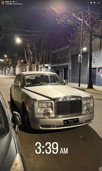 Felipe Fort compartió la intimidad de su día junto a su novia