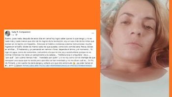 Cubana con hepatitis sobre las indicaciones del médico: "Él hablando y yo pensando en reírme o llorar, depende el ánimo y el momento". (Cortesía: Redes sociales)