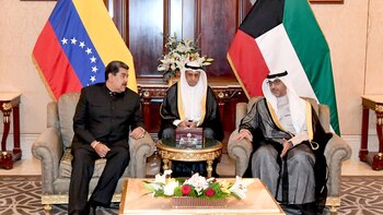 Nicolás Maduro en Kuwait con