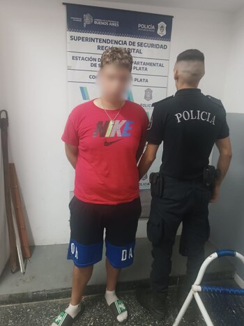 El joven fue detenido en