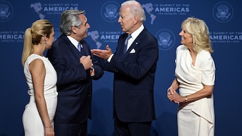 Alberto Fernández y Joe Biden