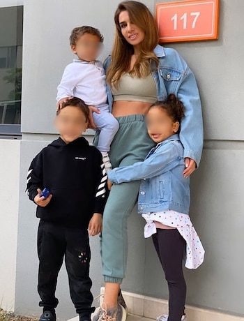 Suhaila Jad, madre de los tres hijos de André Carrillo, en tiempos de mayor estabilidad. IG