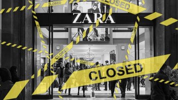 Inditex cierra tiendas tras la