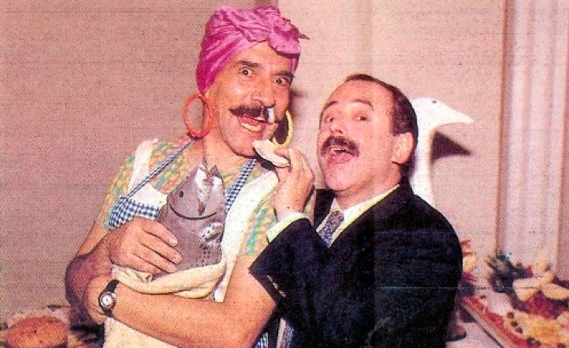 Horacio junto a Jorge Guinzburg