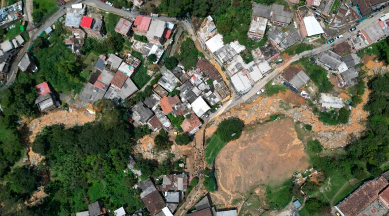 Las lluvias han generado múltiples emergencias en Medellín - crédito Alcaldía de Medellín