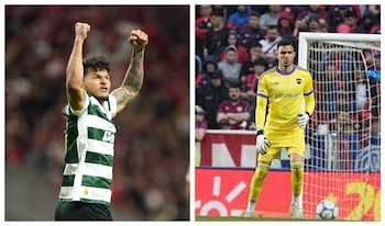 Luis Suárez y Álvaro Montero regresaron a sumar minutos con el Sporting Lisboa y Boca Juniors-crédito Hugo Delgado-EFE/EPA- @alvaromontero1/Instagram