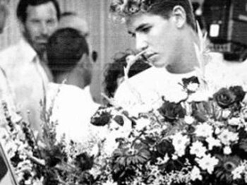 Cyril Jaquet, en el entierro