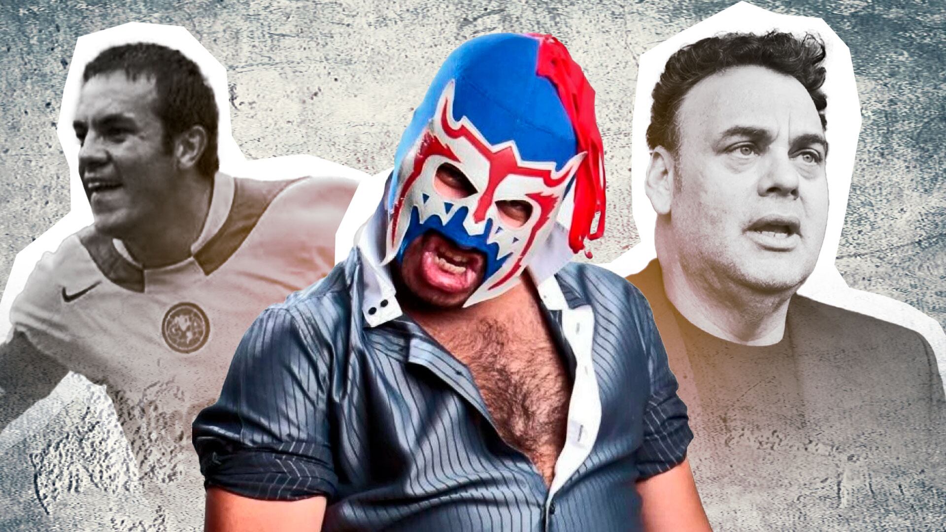 Escorpión Dorado responde a Faitelson por burlarse de su pelea en el Supernova Strikers (Youtube Escorpion Dorado/ ilustración Infobae)