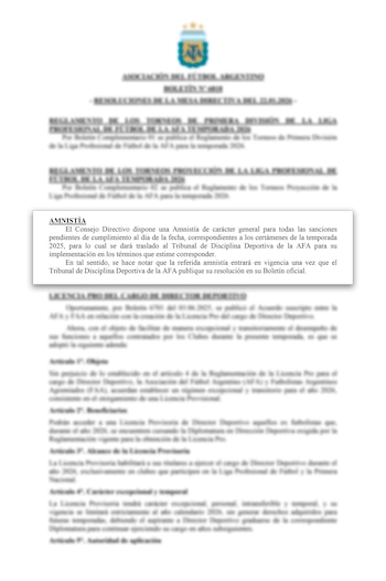 El Boletín que publicó la