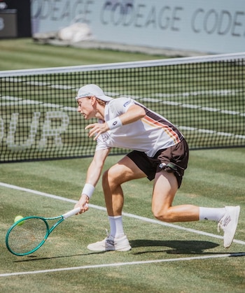 Ignacio Buse durante su participación en el ATP 250 de Mallorca 2026. Crédito: Mallorca Championships