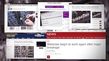 Los medios reflejaron la inusual