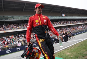 Carlos Sainz después de la