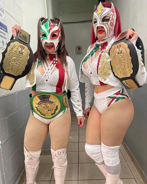 Lluvia y La Jarochita, campeonas mundiales en pareja del CMLL, consolidan una de las duplas femeninas más fuertes y queridas del pancracio mexicano.