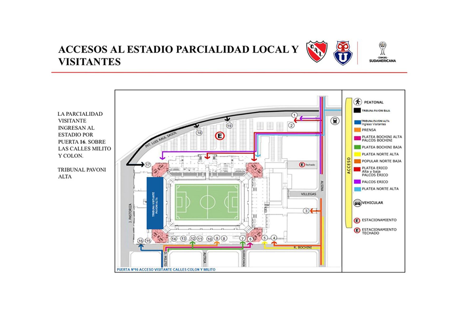 El dispositivo de seguridad que difundió Aprevide en la previa
