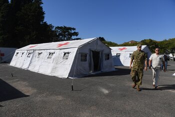 Hospital de campaña en Campo