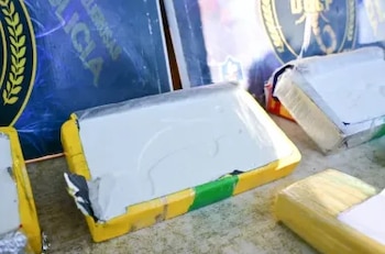 Las mujeres escondían los bultos