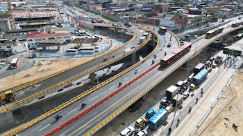 Puente de Venecia en Bogotá ya habilitó dos ramales: así opera el paso en la autopista Sur con carrera 68