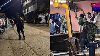 Las grabaciones incluyeron discursos atribuidos al frente Ismael Ruiz del Bloque Central Isaías Pardo - crédito captura de video Agrado Al Dia Noticias / Facebook