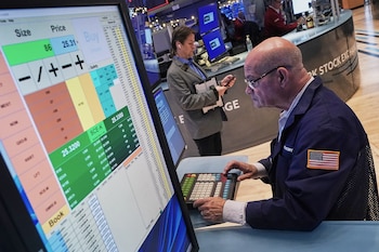 El corredor Anthony Confusione trabaja