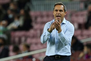 El entrenador del Barcelona, Sergi