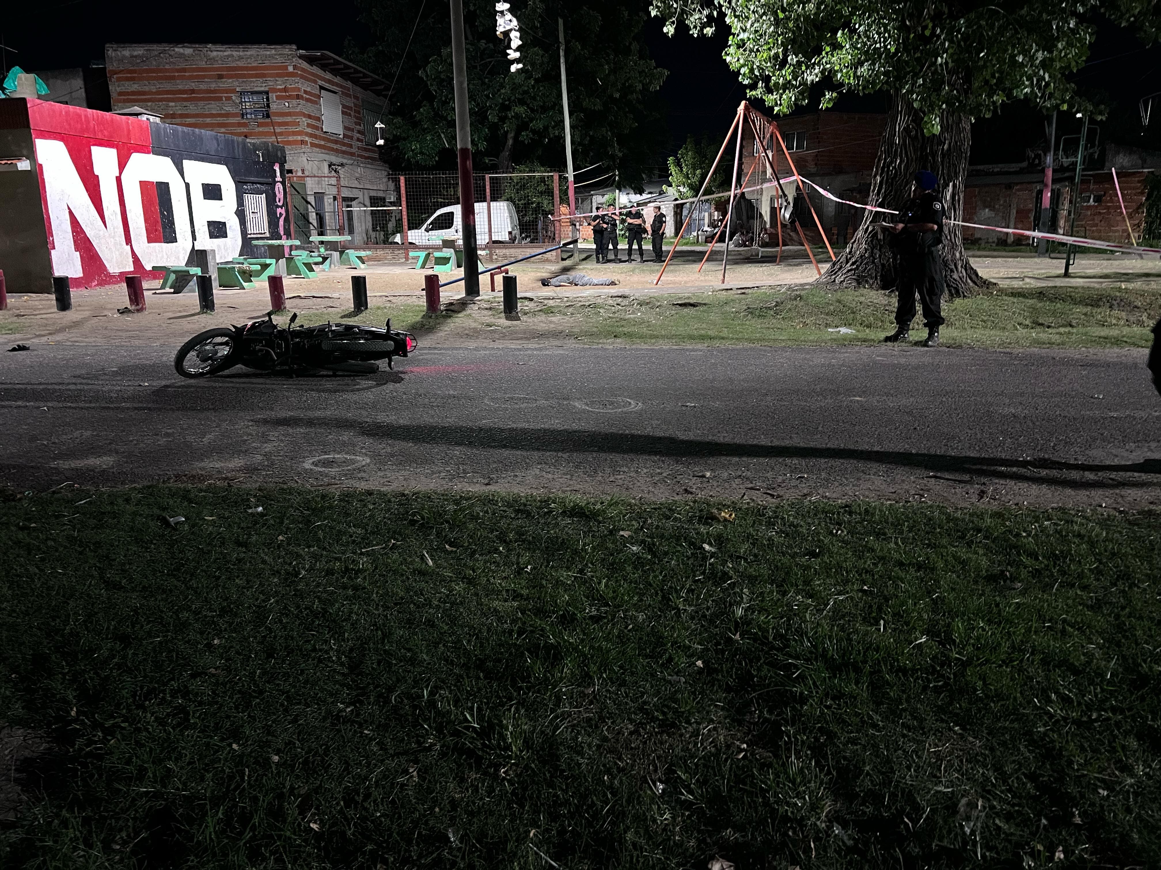 La escena del crimen de Milán al 2100, en donde mataron a Rosales