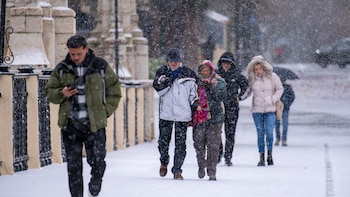 España bajo cero en el