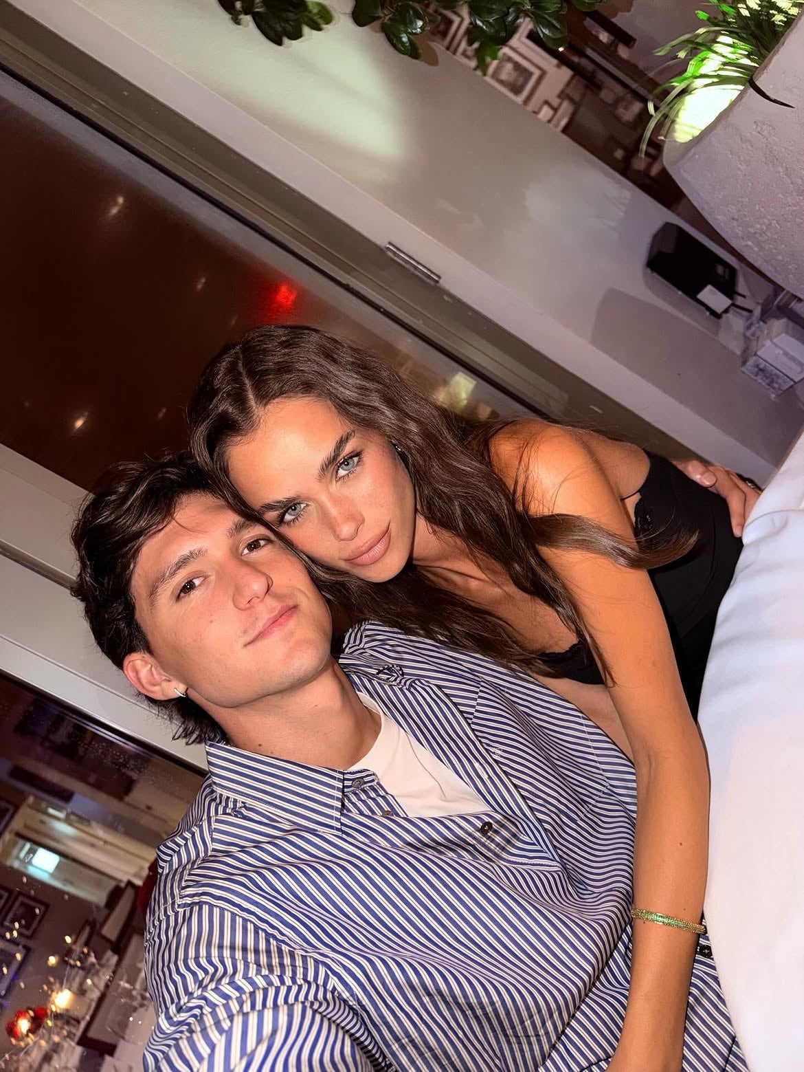 Leonardo Balerdi y su novia (IG / @giuliaciancioo)