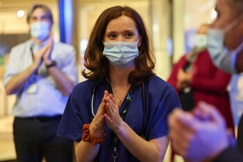 Personal del sistema sanitario británico