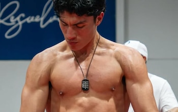 Wyatt Trujillo, boxeador guatemalteco, entrena en un gimnasio acondicionado en el garaje de su casa en Mixco con la meta de llegar a ser campeón mundial de peso supermediano.