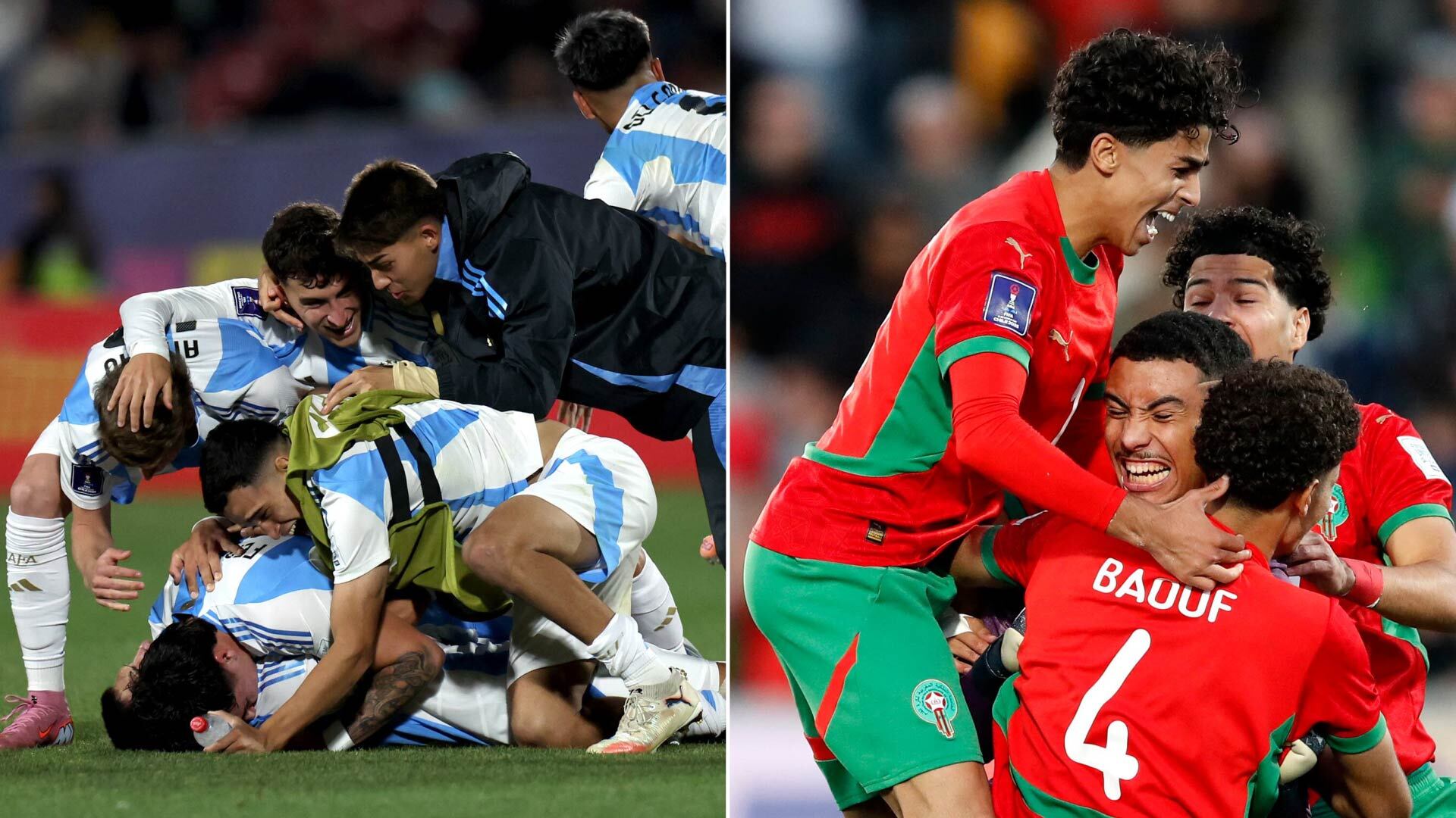 Argentina vs Marruecos en la final del Mundial Sub 20