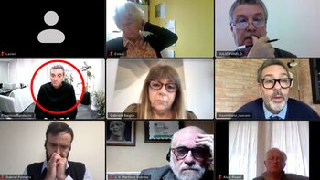 Randazzo durante la declaración ante