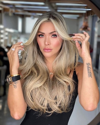 Marcela Muñoz acompañó al futbolista