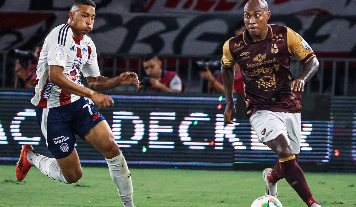 Junior de Barranquilla empató 1-1 ante el Deportes Tolima, en el inicio de los cuadrangulares de la Liga BetPlay - crédito Deportes Tolima