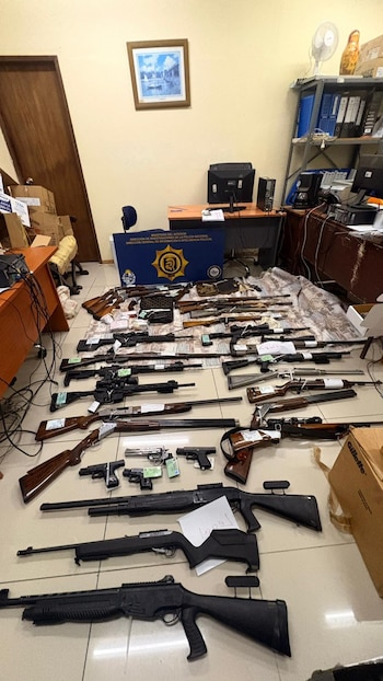 En Uruguay, entre 2013 y 2025 se denunciaron cerca de 16.000 hurtos de armas (Ministerio del Interior)