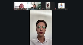 Felipe Pettinato en la audiencia