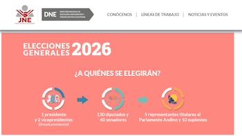 Plataforma Voto Informado del JNE.