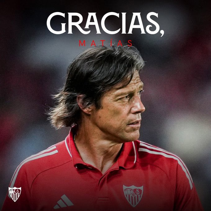 El Sevilla oficializó la destitución de Matías Almeyda (@SevillaFC)