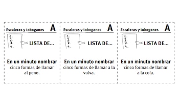 El debate por los contenidos de la ESI llegó al Senado: “Pedimos prudencia, no avasallen la infancia de nuestros hijos” 18 Cartas de uno de los juegos de mesa Manual para Talleres en Salud Sexual y Reproductiva del plan ENIA (para niños de 10 a 14 años)