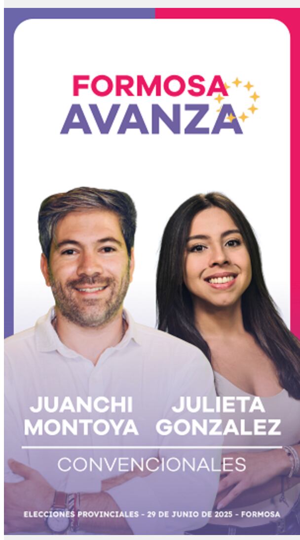 Candidatos del sublema Formosa Avanza, del Frente Amplio Formoseño, para convencionales constituyentes