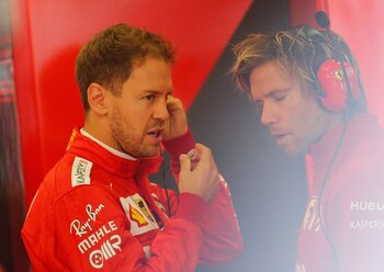 Sebastian Vettel dijo que sintió